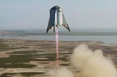Tên lửa Starhopper của SpaceX cất cánh hạ cánh thẳng đứng (video)
