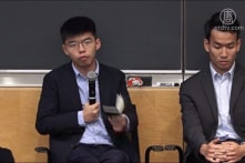 Hoàng Chi Phong diễn thuyết tại Đại học Columbia, lên tiếng cho người Hồng Kông